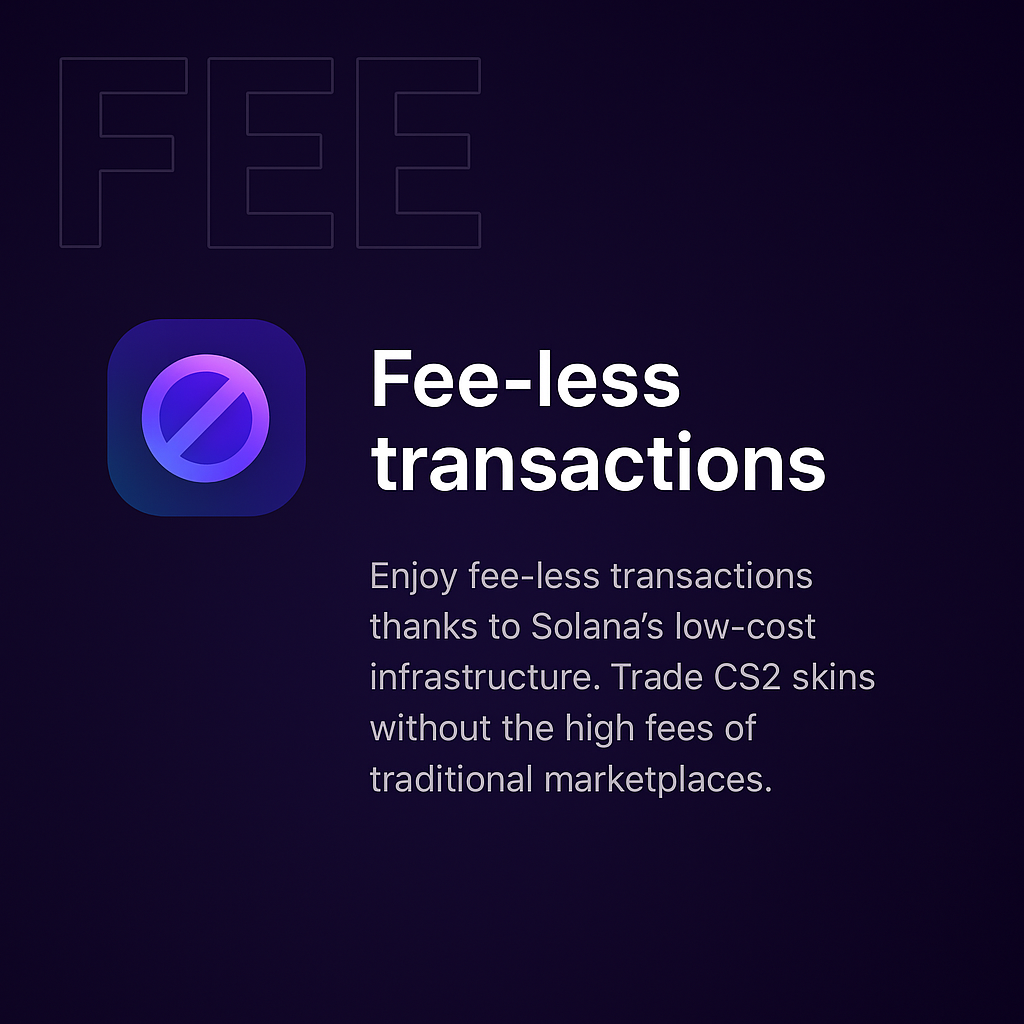 Fee-less transactions