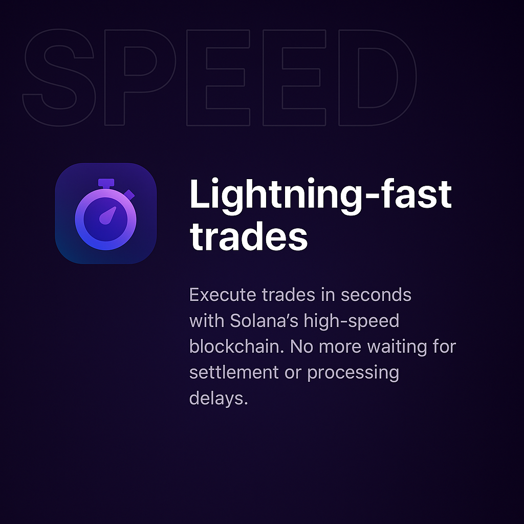 Lightning-fast trades